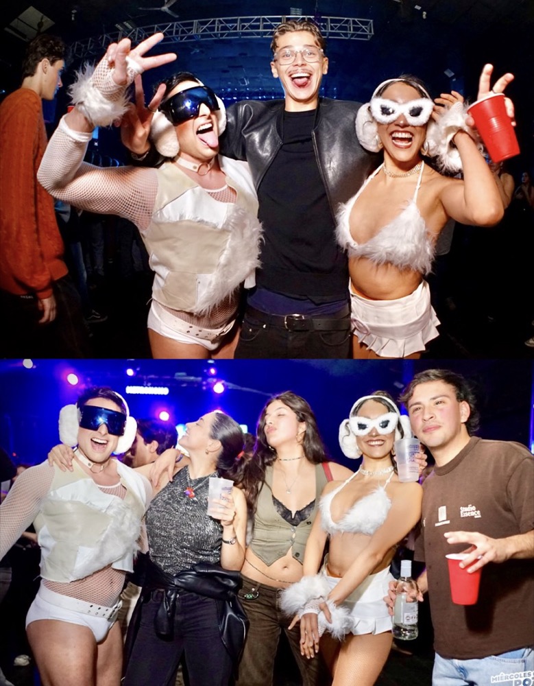 Themed costume night at Miércoles Po